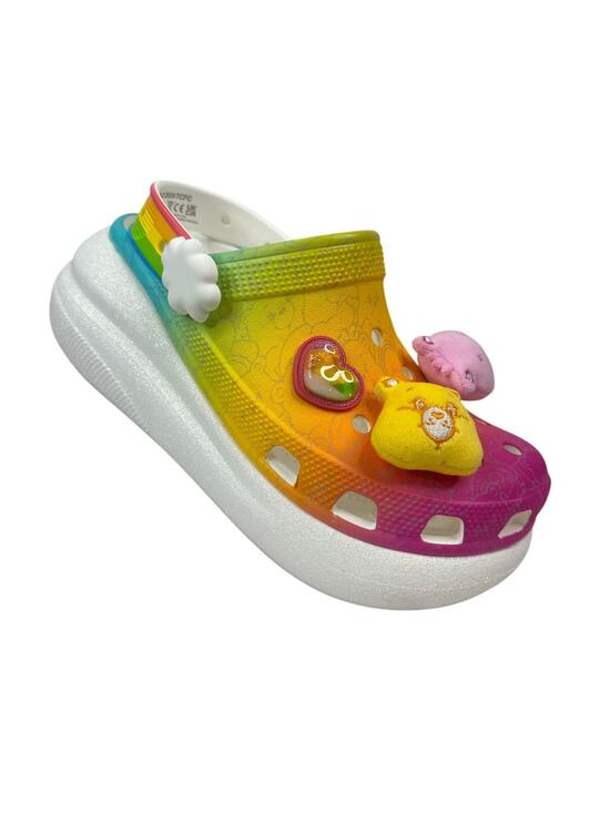 CROCS Shoes - Crocs Classic Crush Clog Care Bears 'Rainbow' M Size 5/W Size 7 (210103-100)